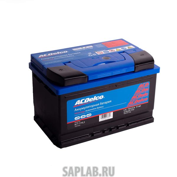 Купить запчасть ACDELCO - 19375456 Аккумулятор ACDelco 77 А/ч прямая L+ EN750 А 278x175x175 19375456