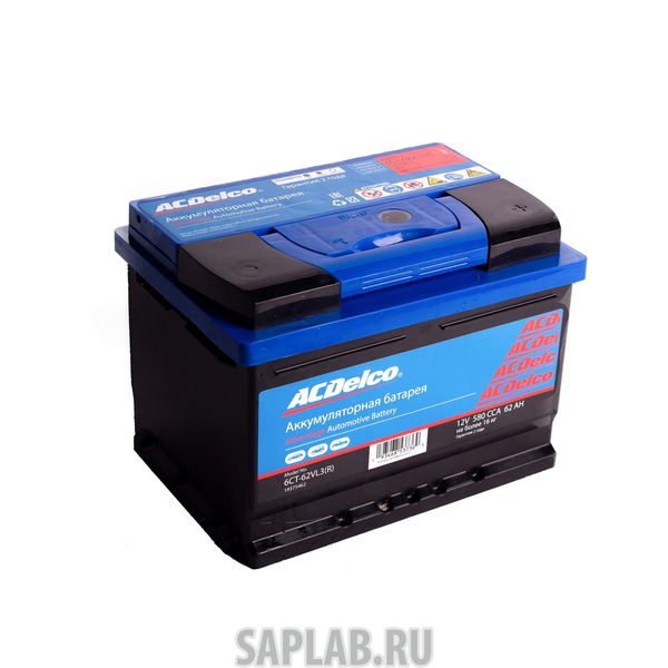 Купить запчасть ACDELCO - 19375462 Аккумулятор ACDelco 62 А/ч обратная R+ EN580 А 242x175x175 19375462