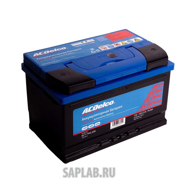 Купить запчасть ACDELCO - 19375471 Аккумулятор ACDelco 74 А/ч обратная R+ EN750 А 278x175x175 19375471
