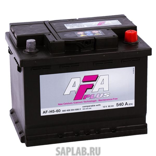 Купить запчасть AFA - AFH556 АКБ Afa Plus 56 А/Ч 556 400 048 обр R  En 480a 242x175x190 Af-H5-56 Af-H5-56 AFA  AF-H5-56