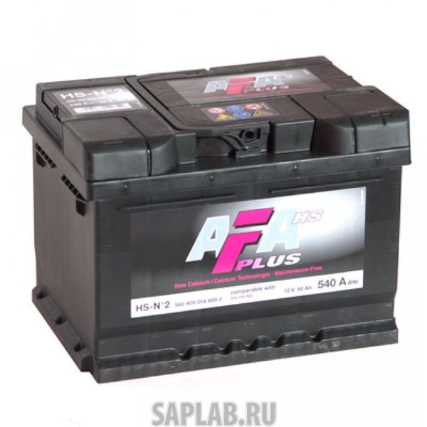 Купить запчасть AFA - HSN2 Аккумулятор автомобильный Afa HS-N2 VL Euro низ.