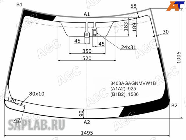 Купить запчасть AGC AUTOMOTIVE - 8403AGAGNMVW1B TOYOTA CAMRY 2011-2014 СТЕКЛО ВЕТРОВОЕ ЗЕЛЕНОЕ + ШУМОИЗОЛЯЦИЯ/ЗЕЛЕНАЯ ПОЛОСА -ДАТЧИК (СВЕТА И/ИЛИ ДОЖДЯ)-VIN ОКНО-ДОПОЛНИТЕЛЬНОЕ ОБОРУДОВАНИЕ-ИЗМЕНЕНИЕ ШЕЛКОГРАФИИ