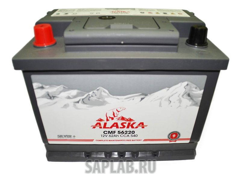 Купить запчасть ALASKA - 8808240010597 Аккумулятор автомобильный  ALASKA 8808240010597 62 Ач