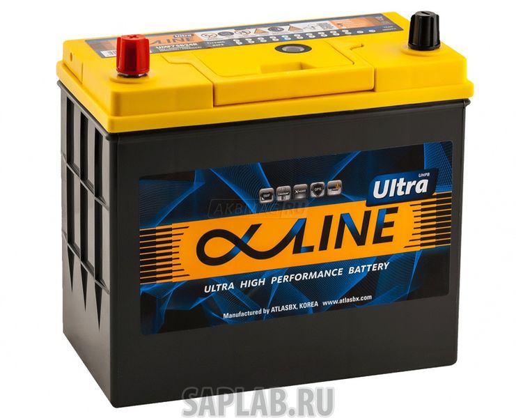 Купить запчасть ALPHALINE - 75B24UPR Аккумулятор ALPHALINE Ultra 75B24 U PR 12В 59Ач 550CCA 234x127x220 мм Обратная (-+)