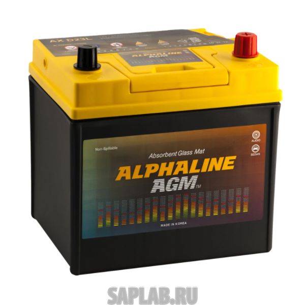 Купить запчасть ALPHALINE - AGMD23L Аккумулятор AlphaLINE AGM D23L (50R 550A 230x173x225)