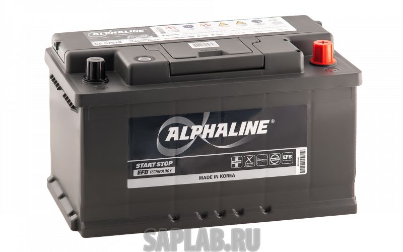 Купить запчасть ALPHALINE - EFB75SR Аккумулятор ALPHALINE EFB 75SR