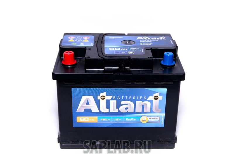 Купить запчасть ATLANT - 4815156003470 Аккумулятор автомобильный Atlant 60ah R+  (-/+)  12v 500a En  242х175х190 4815156003470
