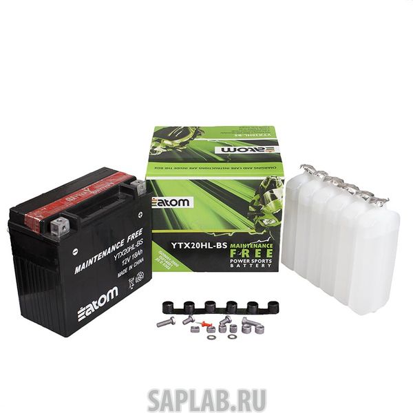 Купить запчасть ATOM - 2102064 Мото аккумулятор ATOM  YTX20HL-BS MF