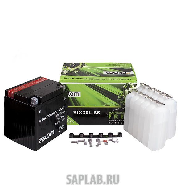 Купить запчасть ATOM - 2102068 Мото аккумулятор ATOM  YIX30L-BS MF