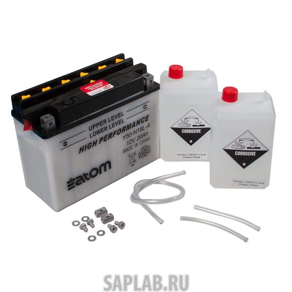 Купить запчасть ATOM - 2103378 Мото аккумулятор ATOM  Y50-N18L-A HIGH PERFORMANCE