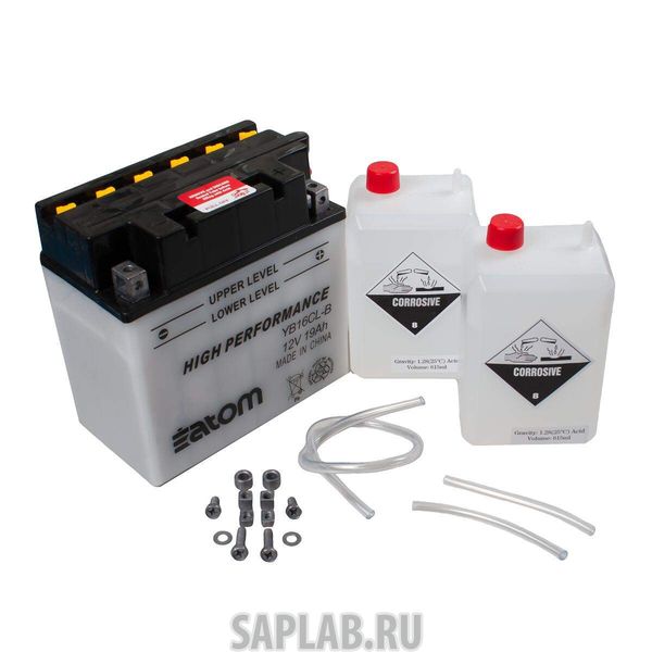 Купить запчасть ATOM - 2103381 Мото аккумулятор ATOM  YB16CL-B HIGH PERFORMANCE