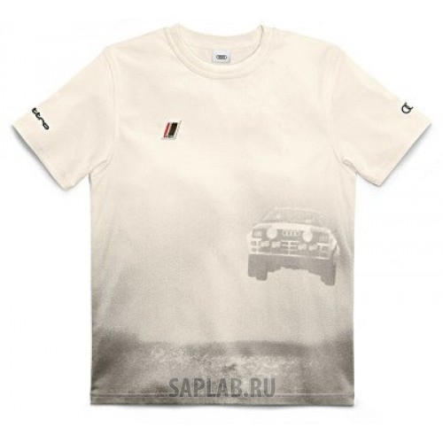 Купить запчасть AUDI - 3131401302 Футболка унисекс Audi Heritage Unisex T-shirt, offwhite, артикул 3131401302
