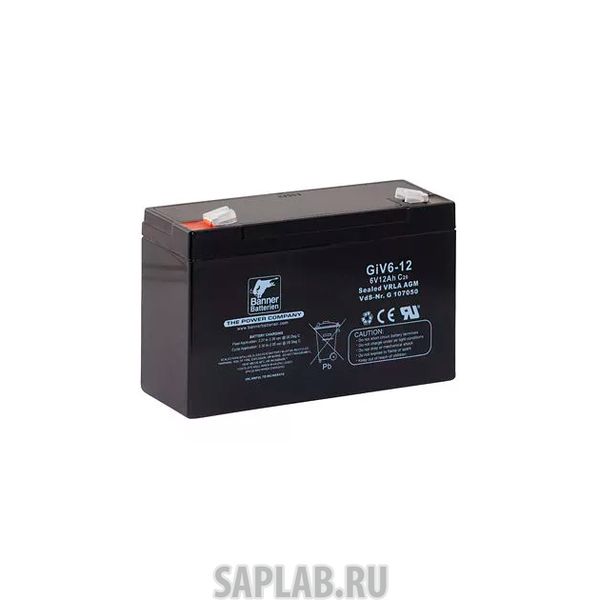 Купить запчасть BANNER - 6СТ7GIVS127 Аккумулятор BANNER GIV-S 7А/ч