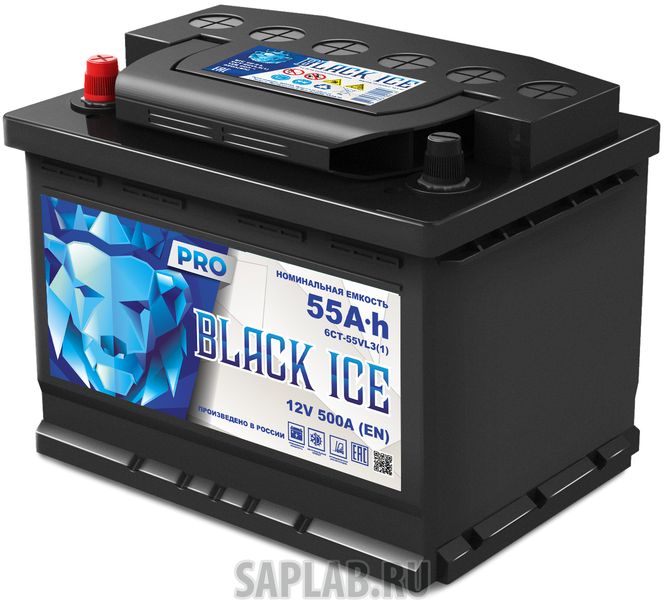 Купить запчасть BLACK_ICE - BIC5511 Автомобильный аккумулятор BLACK ICE Pro 6СТ-55.1 VL