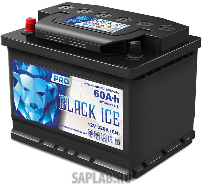 Купить запчасть BLACK_ICE - BIC6011 Автомобильный аккумулятор BLACK ICE Pro 6СТ-60.1 VL