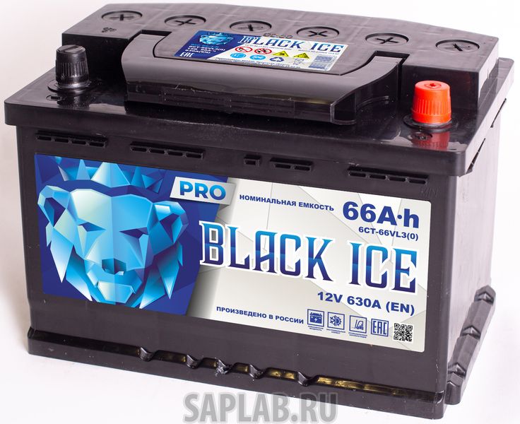 Купить запчасть BLACK_ICE - BIC6601 Автомобильный аккумулятор BLACK ICE Pro 6СТ-66.0 VL
