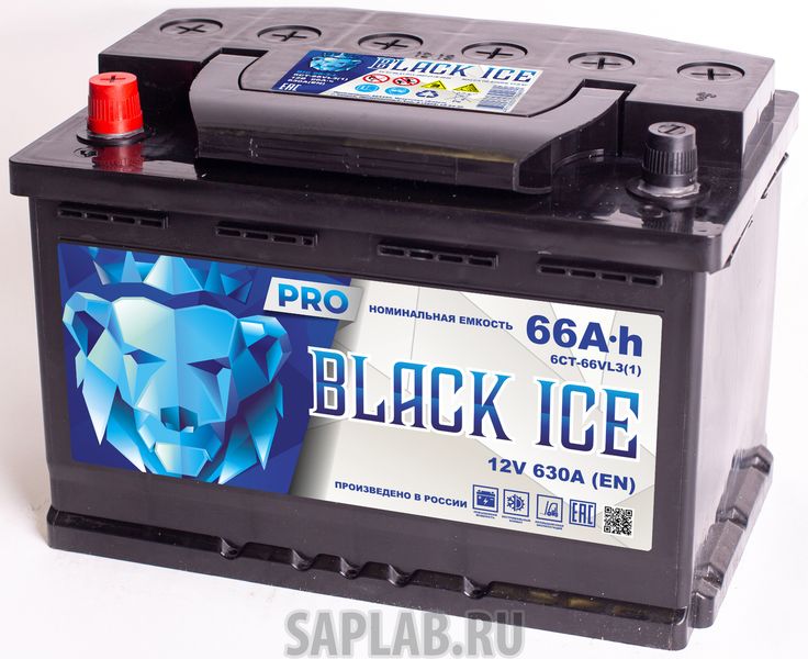Купить запчасть BLACK_ICE - BIC6611 Автомобильный аккумулятор BLACK ICE Pro 6СТ-66.1 VL