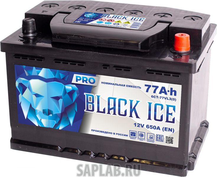 Купить запчасть BLACK_ICE - BIC7701 Автомобильный аккумулятор BLACK ICE Pro 6СТ-77.0 VL
