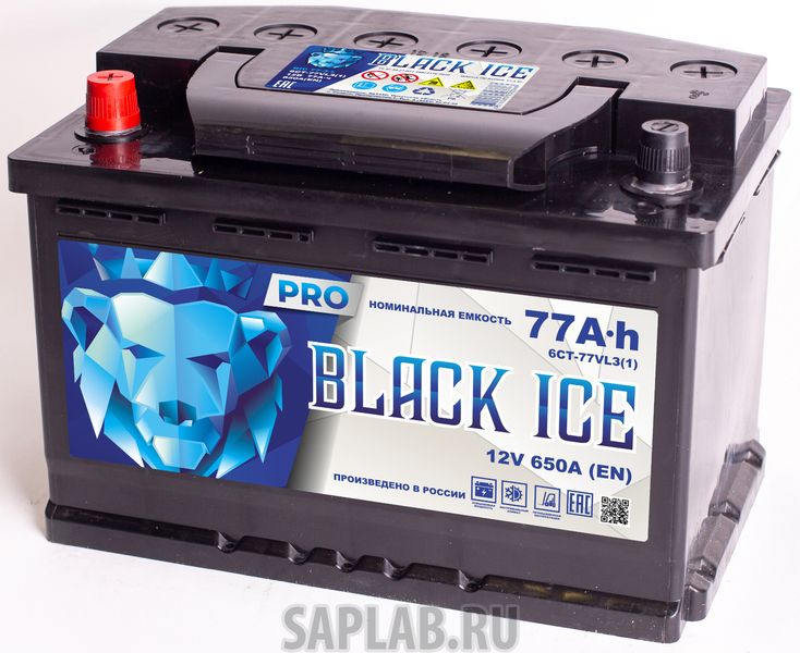 Купить запчасть BLACK_ICE - BIC7711 Автомобильный аккумулятор BLACK ICE Pro 6СТ-77.1 VL