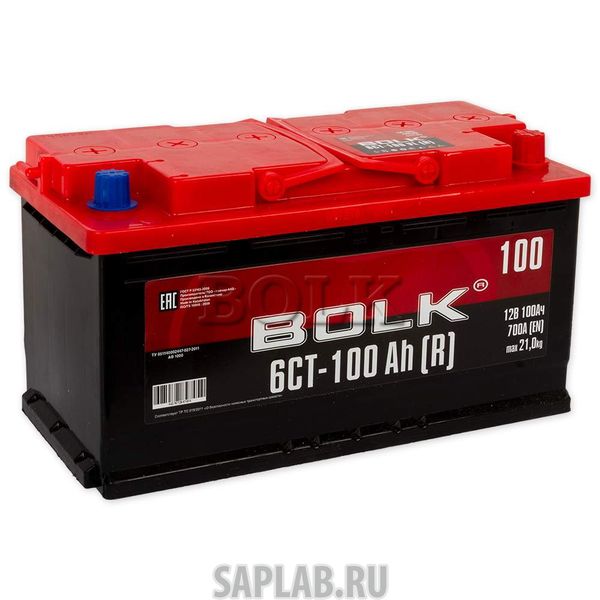Купить запчасть BOLK - AB1000 Аккумулятор BOLK 100 А/ч обратная R+ EN700 А 353x175x190 AB 1000
