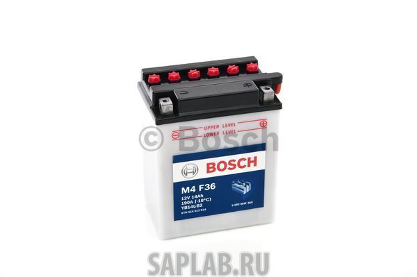 Купить запчасть BOSCH - 0092M4F360 Аккумулятор автомобильный BOSCH 0 092 M4F 360 14 Ач