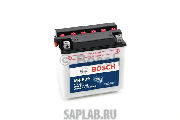 Купить запчасть BOSCH - 0092M4F390 Аккумулятор автомобильный BOSCH 0 092 M4F 390 16 Ач