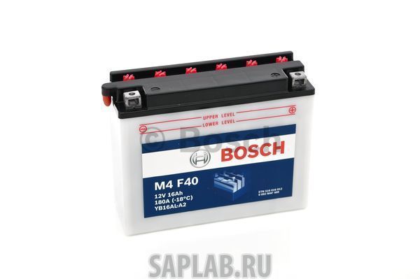 Купить запчасть BOSCH - 0092M4F400 Аккумулятор автомобильный BOSCH 0 092 M4F 400 16 Ач