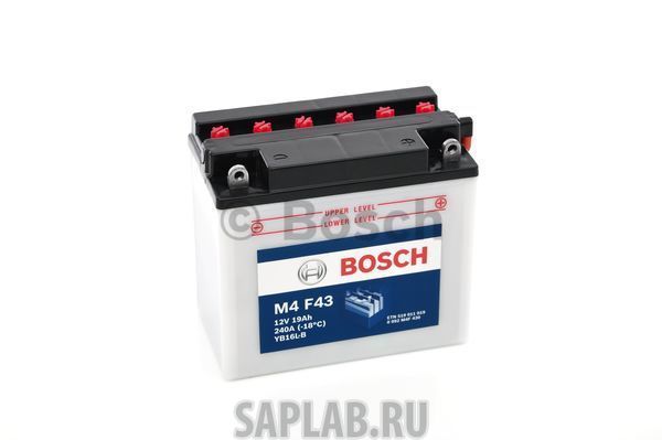 Купить запчасть BOSCH - 0092M4F430 Аккумулятор автомобильный BOSCH 0 092 M4F 430 19 Ач