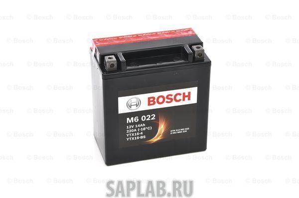 Купить запчасть BOSCH - 0092M60220 Аккумулятор автомобильный BOSCH 0 092 M60 220 14 Ач
