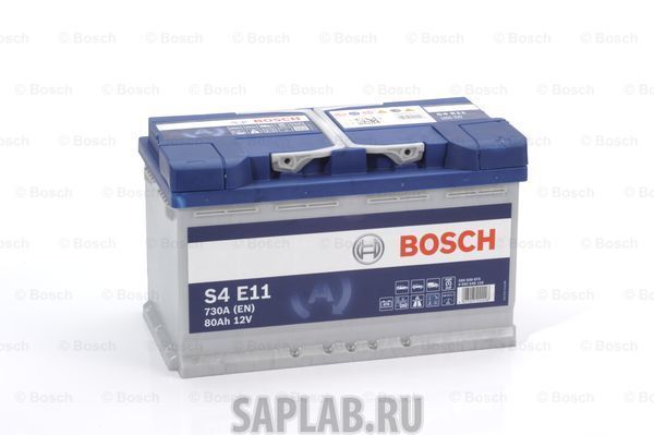Купить запчасть BOSCH - 0092S4E110 Аккумулятор автомобильный BOSCH 0 092 S4E 110 80 Ач