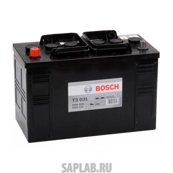 Купить запчасть BOSCH - 0092T30310 Аккумулятор BOSCH T3, 90ah, 540a 350x175x239мм BOSCH