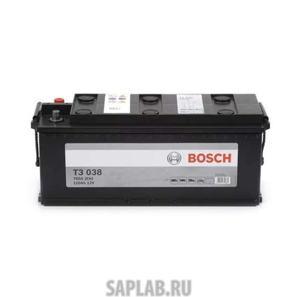 Купить запчасть BOSCH - 0092T30380 0 092 T30 380_аккумулятор! T3 110Ah 760А + слева 514x175x210 B03 \ BOSCH 0092T30380