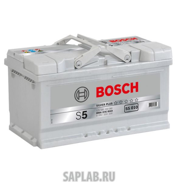 Купить запчасть BOSCH - 0585200080 Аккумулятор легковой "BOSCH" S50 100 S5 (85Ач о/п) 585 200 080