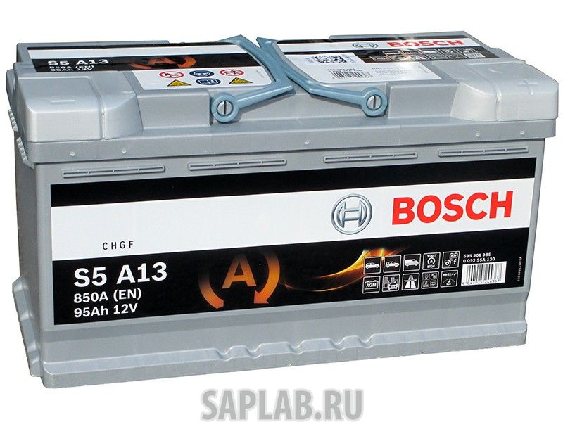 Купить запчасть BOSCH - 0595901085 Аккумулятор легковой "BOSCH" S5A 130 AGM (95Ач о/п) 595 901 085