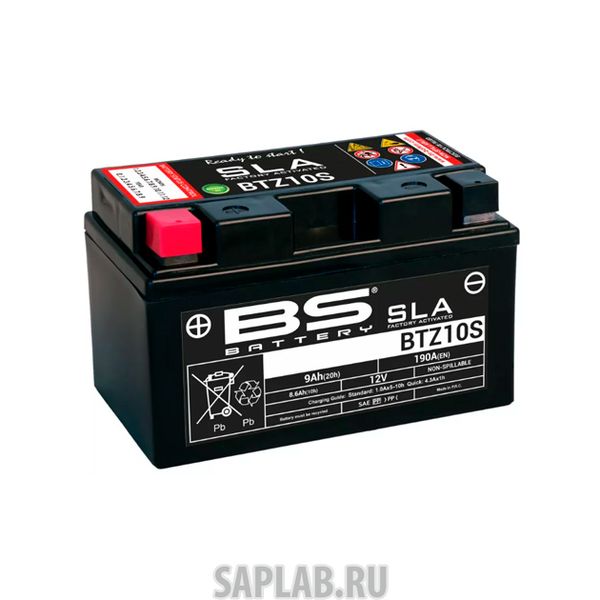 Купить запчасть BS_BATTERY - 300696 АКБ Bs Agm, 12в, 8.6 Ач 150x88x93, Прямая - , Ytz10s Bs Battery 300696 BS Battery  300696