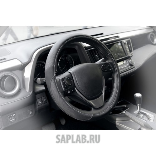 Купить запчасть KRAFT - KT800314 Оплетка, иск. кожа с перфорацией, черная, 40 см / L