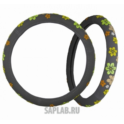 Купить запчасть PSV - 113793 Оплeтка на руль "PSV" FLOWER (Серый) M