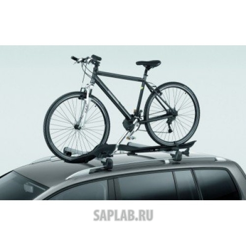 Купить запчасть VOLKSWAGEN - 6Q0071128A Крепление для велосипеда на крышу Volkswagen Single Bike Carrier - Upright, артикул 6Q0071128A