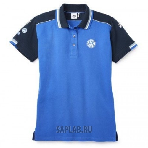 Купить запчасть VOLKSWAGEN - 6RV084240530 Женская рубашка-поло Volkswagen Motorsport Polo-Shirt, Ladies, Blue