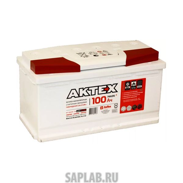 Купить запчасть АКТЕХ - 6СТ1001 Аккумулятор АКТЕХ 100 А/ч прямая L+ EN 900A 352x175x190 ATST 100-3-L