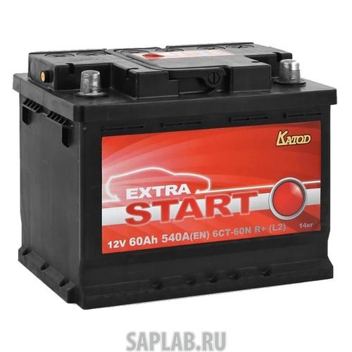 Купить запчасть КАТОД - 6СТ60NRL2 Аккумулятор автомобильный КАТОД EXTRA START Extra Start 60Ач 540A [6ст-60n r+ (l2)]