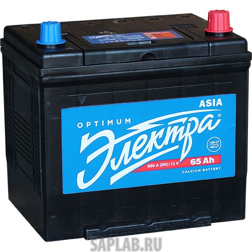 Купить запчасть ЭЛЕКТРА - 062224001013107110L Аккумулятор легковой "ЭЛЕКТРА ASIA" (65 Ач о/п) 75D23L