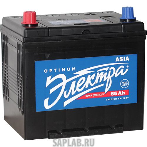 Купить запчасть ЭЛЕКТРА - 062224001013107110R Аккумулятор легковой "ЭЛЕКТРА ASIA" (65 Ач п/п) 75D23R