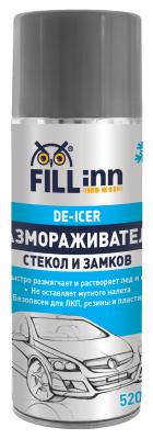 Купить запчасть FILL INN - FL091 Размораживатель стекол и замков (аэрозоль 520 мл)