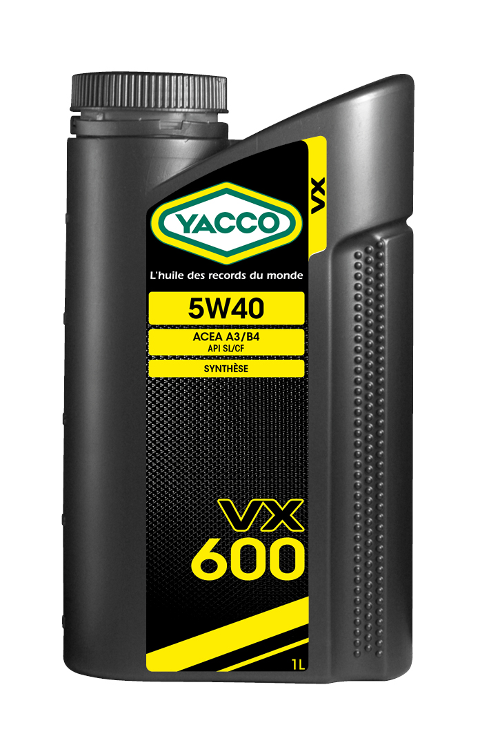 Купить запчасть YACCO - 302925 Моторное масло Yacco VX 600 SL/CF 5W-40 1л