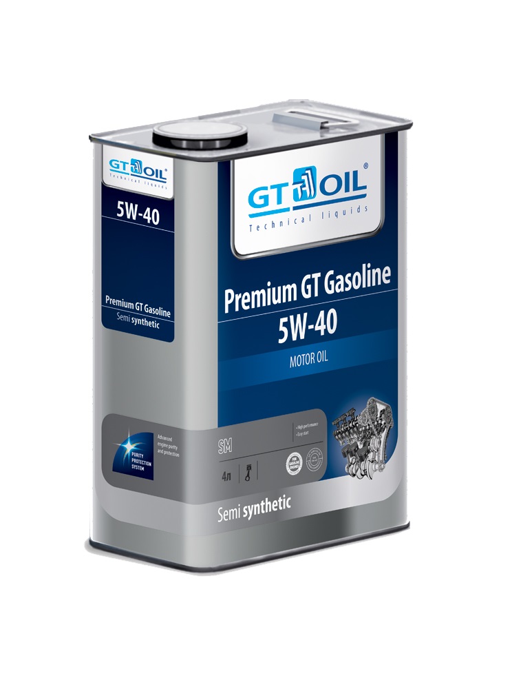 Купить запчасть GT OIL - 8809059407226 Моторное масло GT-Oil Premium GT Gasoline 5W-40 4л