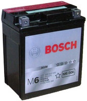 Купить запчасть BOSCH - 0092M60060 Аккумуляторная батарея Евро 6ah 50a 114/71/131 Ytx7l-Bs Moto BOSCH 0092M60060