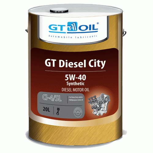 Купить запчасть GT OIL - 8809059408018 Моторное масло GT-Oil Diesel City 5W-40 20л