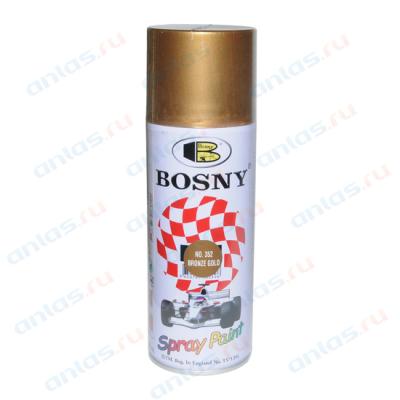 Купить запчасть BOSNY - 352 Краска акриловая (бронза,темное золото) аэрозоль 400мл