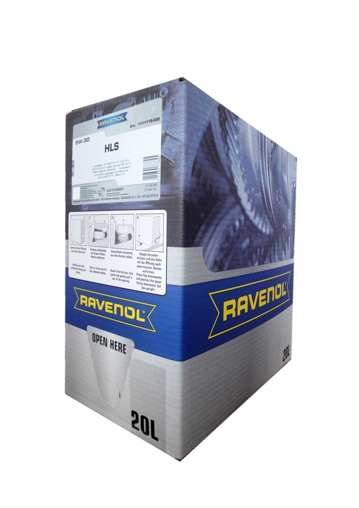 Купить запчасть RAVENOL - 4014835773325 Моторное масло Ravenol HLS SAE 5W-30 20л